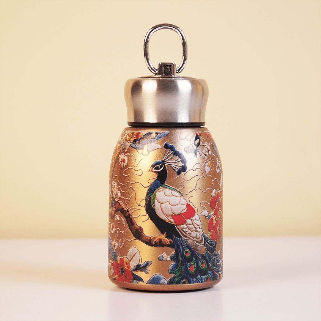 Memories Insite floral Stainless Steel Flask - Memories InsiteCHINESE MINI BOTTLE